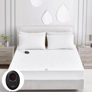 Bwarm Electric Heated Mattress Pad Twin XL Size, 39" x 80